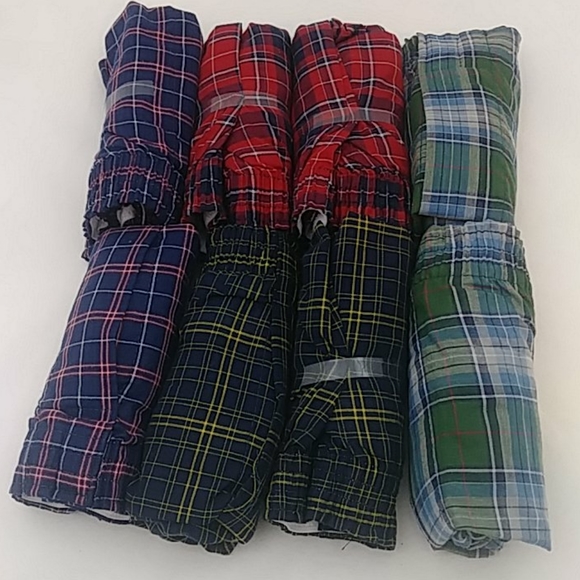 tartan boxer shorts